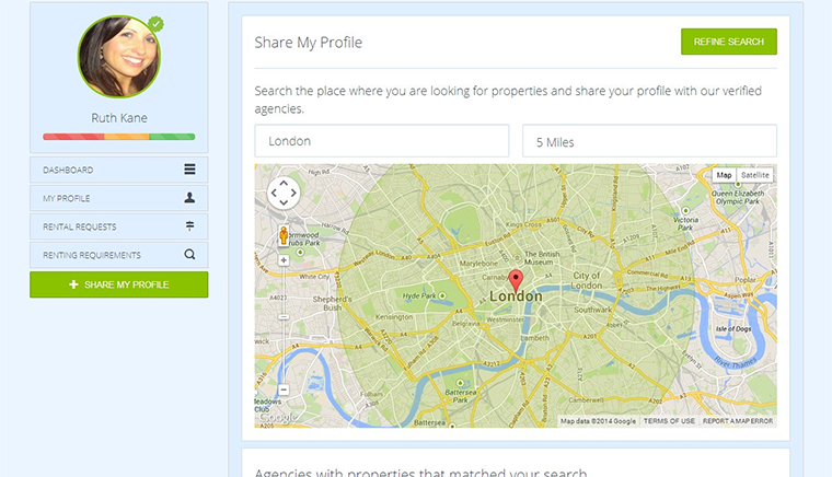 Share Agents Screenshot